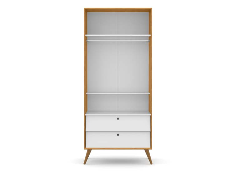 ARMARIO KIDSCOOL GOLD 2 PTS BLANCO ECOWOOD 2