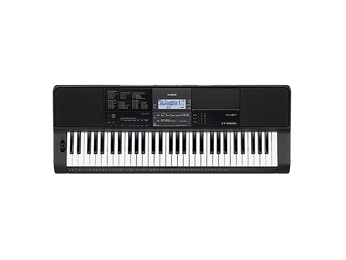 TECLADO CASIO CT-X800C2 ESTÁNDAR 61 TECLAS C/ TRANSFORMADOR TONE 1