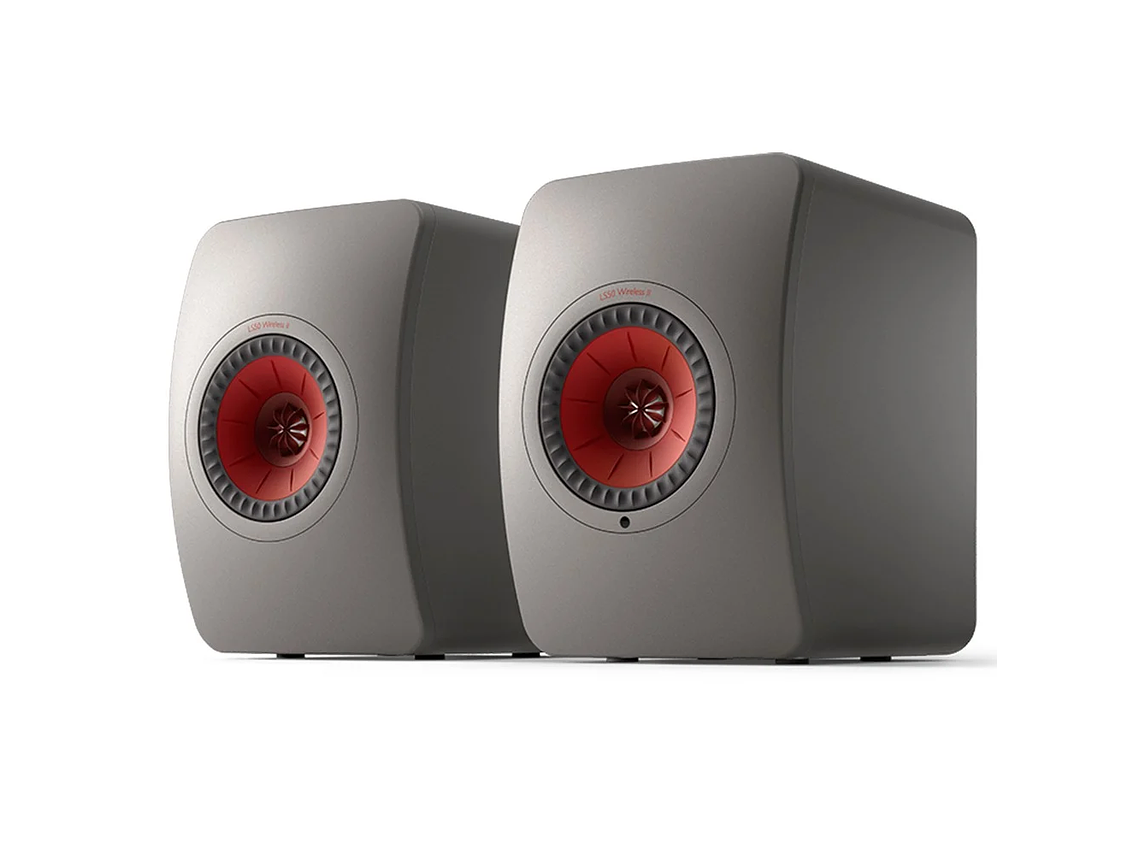 PAR PARLANTES ACTIVOS BOOKSHELF WIRELESS KEF LS-50AII | GRAFITO 1