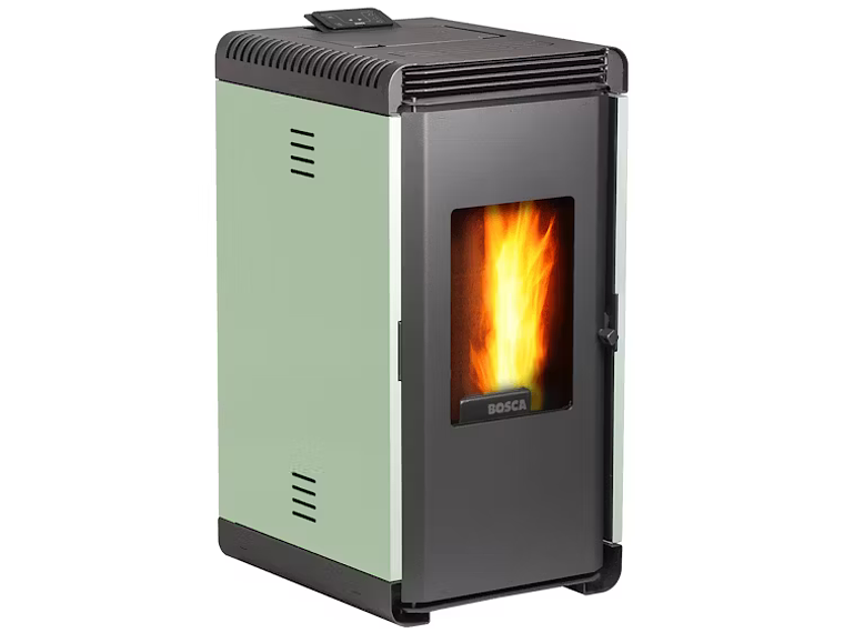 CALEFACTOR BOSCA A PELLET HERA + VERDE 1