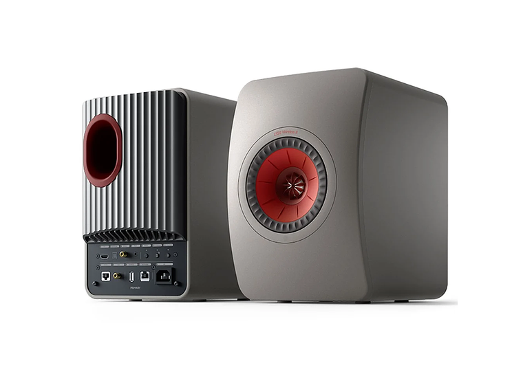PAR PARLANTES ACTIVOS BOOKSHELF WIRELESS KEF LS-50AII | GRAFITO 2