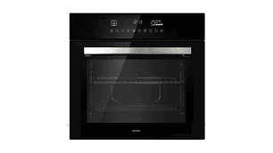 HORNO ELÉCTRICO EMPOTRABLE GRÖNER BLACK TOUCH TRIPLE VIDRIO 10F 59L