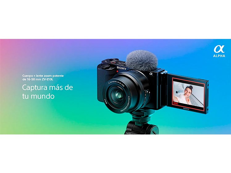 CAMARA SONY DIGITAL ZV-E10L E38 8