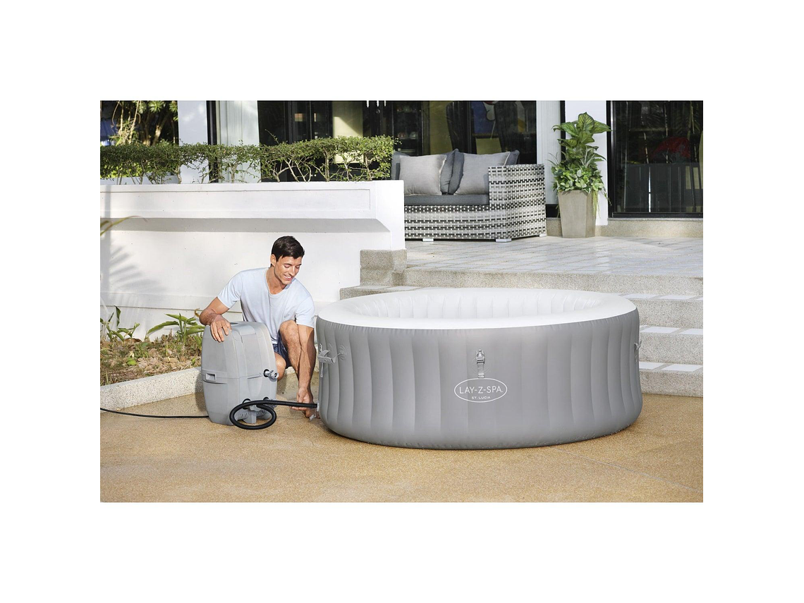 HOT TUB SPA JACUZZI INFLABLE ST. LUCIA 3 PERSONAS BESTWAY 8