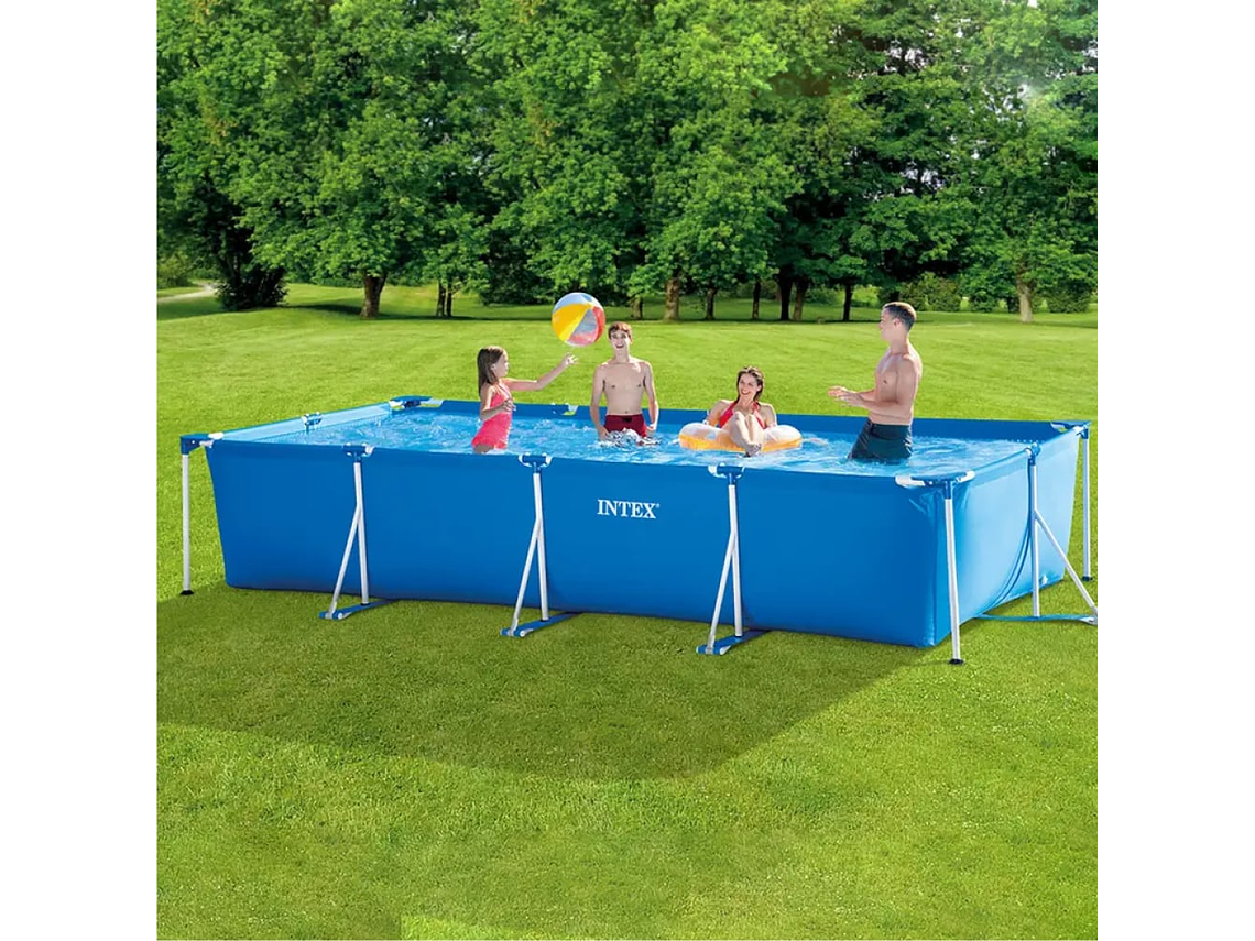 PISCINA ESTRUCTURAL RECTANGULAR INTEX 4,5MT X 2,2MT X 0,84MT 7127 LT 2