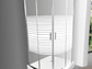 SHOWER 90X90 CURVO ELEGANT JOYTEK LÍNEAS RECTAS CON RECEPTÁCULO - Miniatura 1