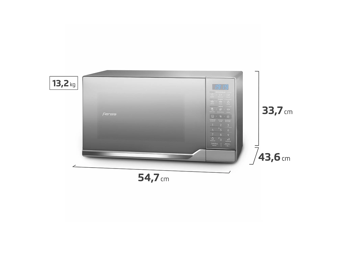 MICROONDAS 25 LITROS DIGITAL ELIMINA OLORES NMDO25S5GCRG 2