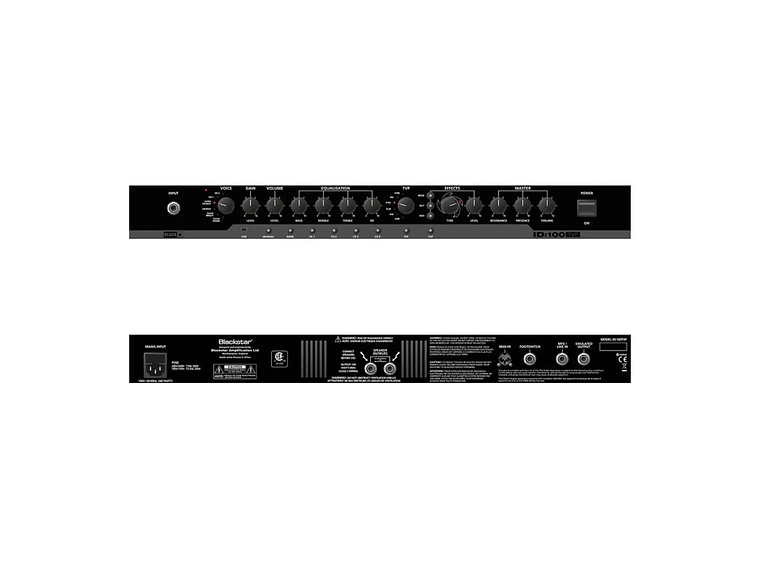 AMPLIFICADOR CABEZAL GUITARRA ELÉCTRICA ID:100TVP 100W USB 3