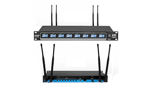 SISTEMA DE MICRÓFONOS INALÁMBRICOS 8 CANALES PYLE PDWM8350