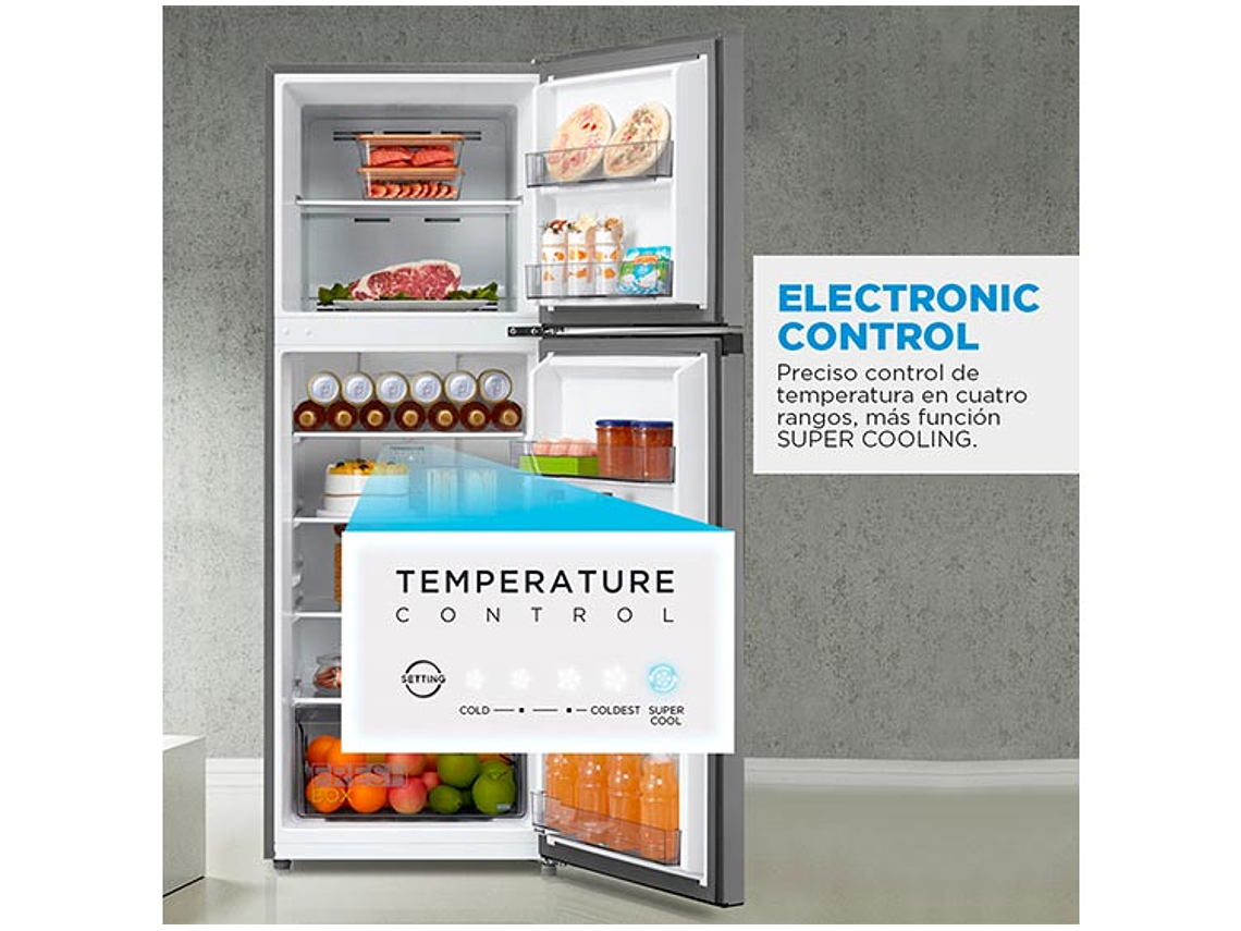 REFRIGERADOR MIDEA TOP FREEZER NO FROST 236 L TMF MDRT346MTF50 4