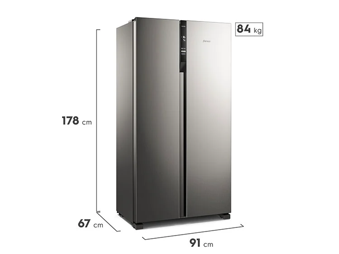 REFRIGERADOR FENSA SIDE BY SIDE NO FROST 525 L SFX530 2