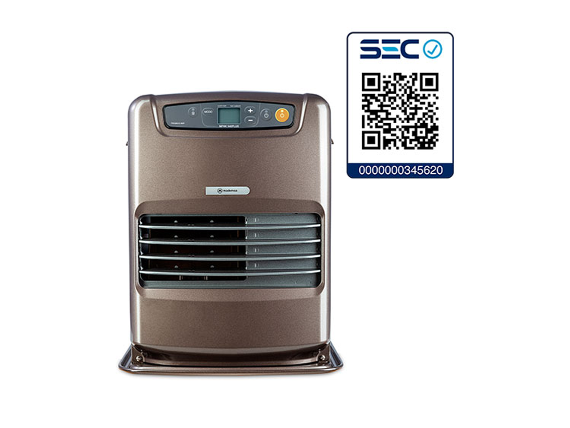 ESTUFA MADEMSA PARAFINA LÁSER 3,5 LT FAN HEATER MFHK 540 PLUS 6