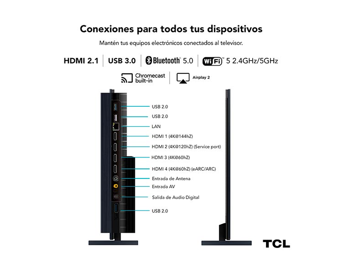 SMART TV TCL MINI LED UHD 4K 75