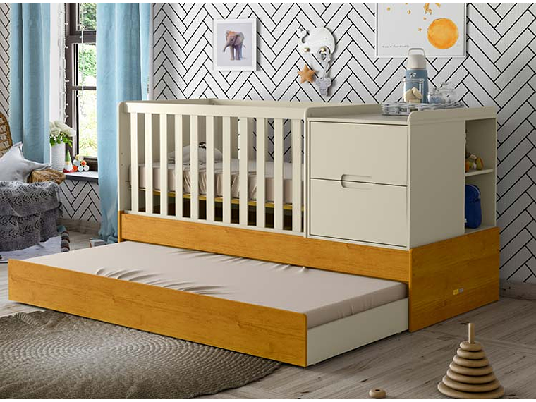 CUNA KIDSCOOL FORMARE ECOWOOD MULTIFUNCION BLANCO 7