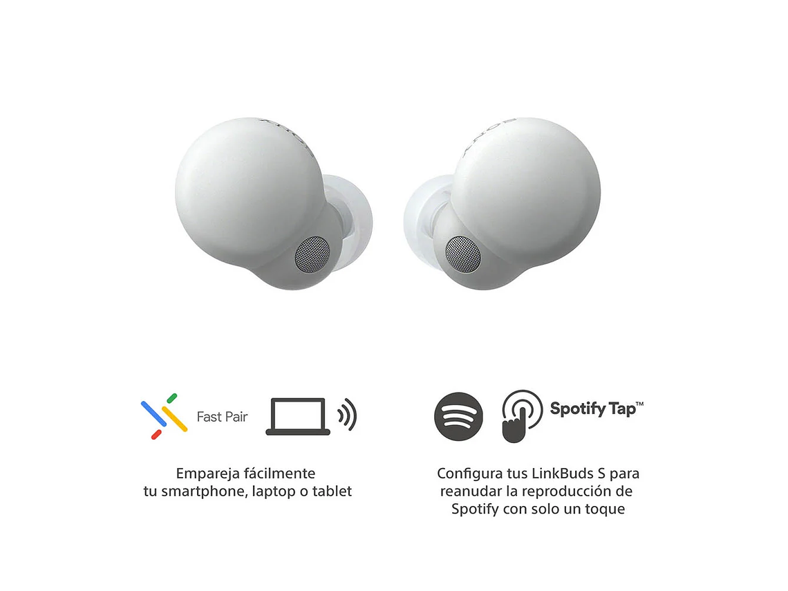 AUDÍFONOS SONY TRUE WIRELESS WF-LS900NW LINKBUDS BLUETOOTH BLANCO 4