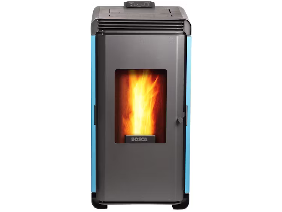 CALEFACTOR BOSCA A PELLET HERA + AZUL 1