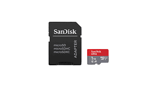 TARJETA DE MEMORIA SANDISK 128 GB ULTRA CON ADAPTADOR SD