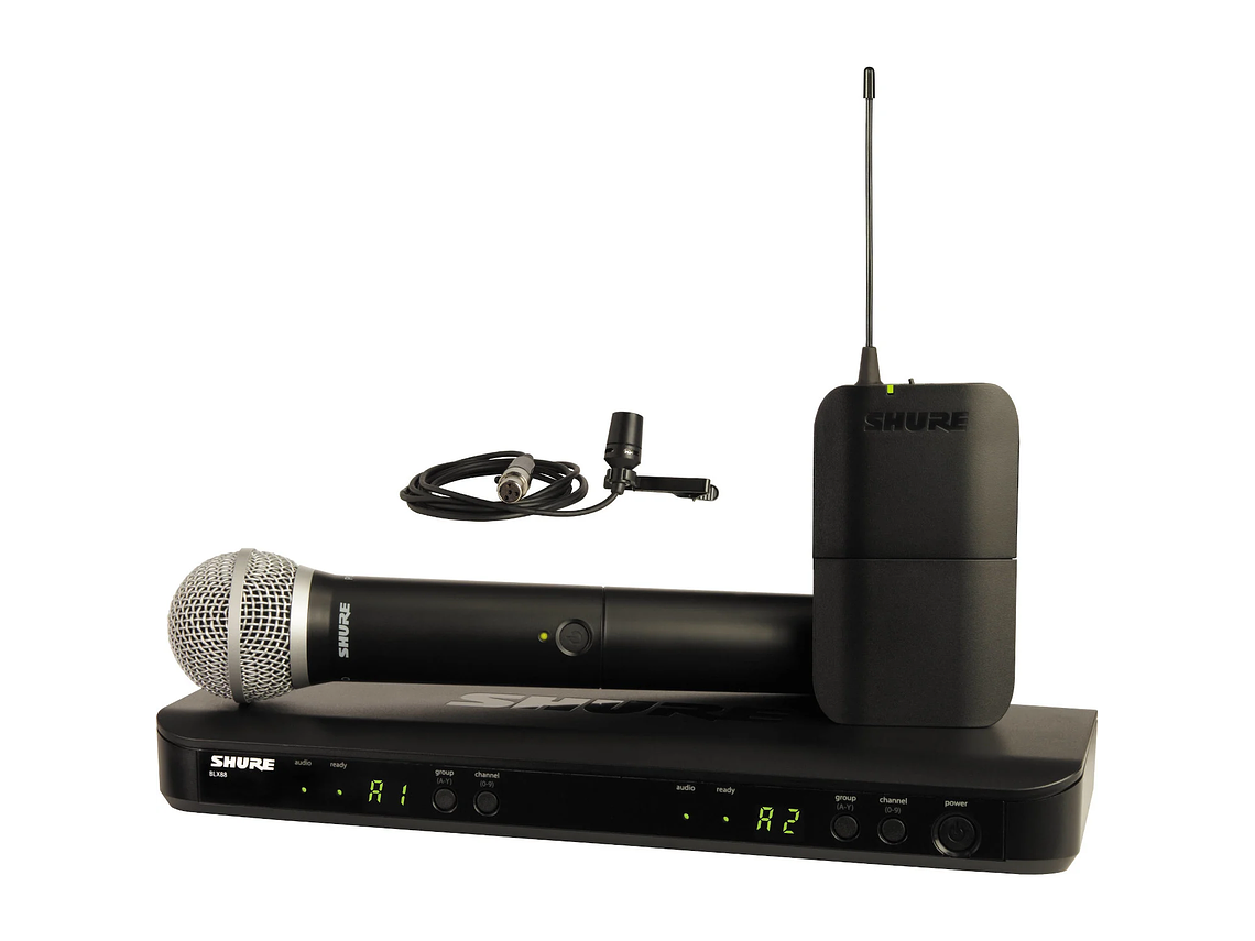 MICROFONO INALAMBRICO MANO Y CINTILLO SHURE BLX1288-CVL-J10 1