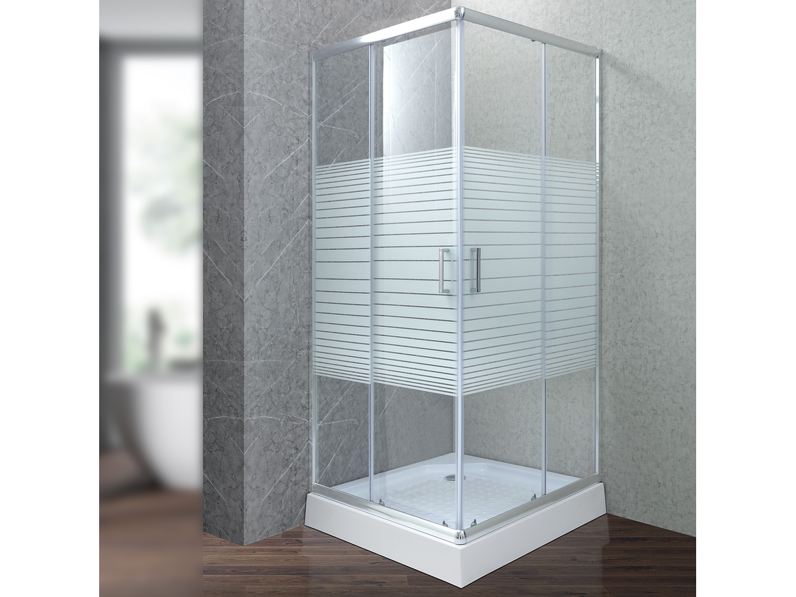 SHOWER RECTO STRAVA BLANCO 70X70CM 1