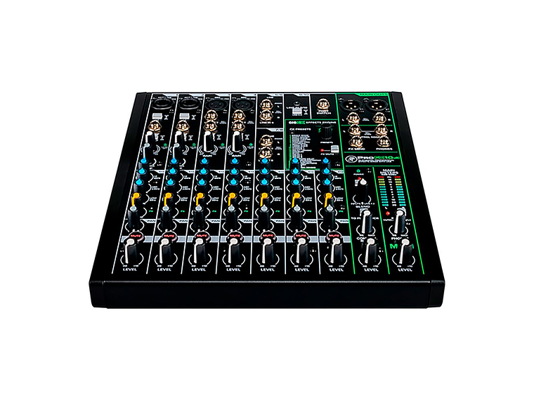 MIXER MACKIE PROFX10V3, 10 CANALES, INTERFAZ USB, FX 2
