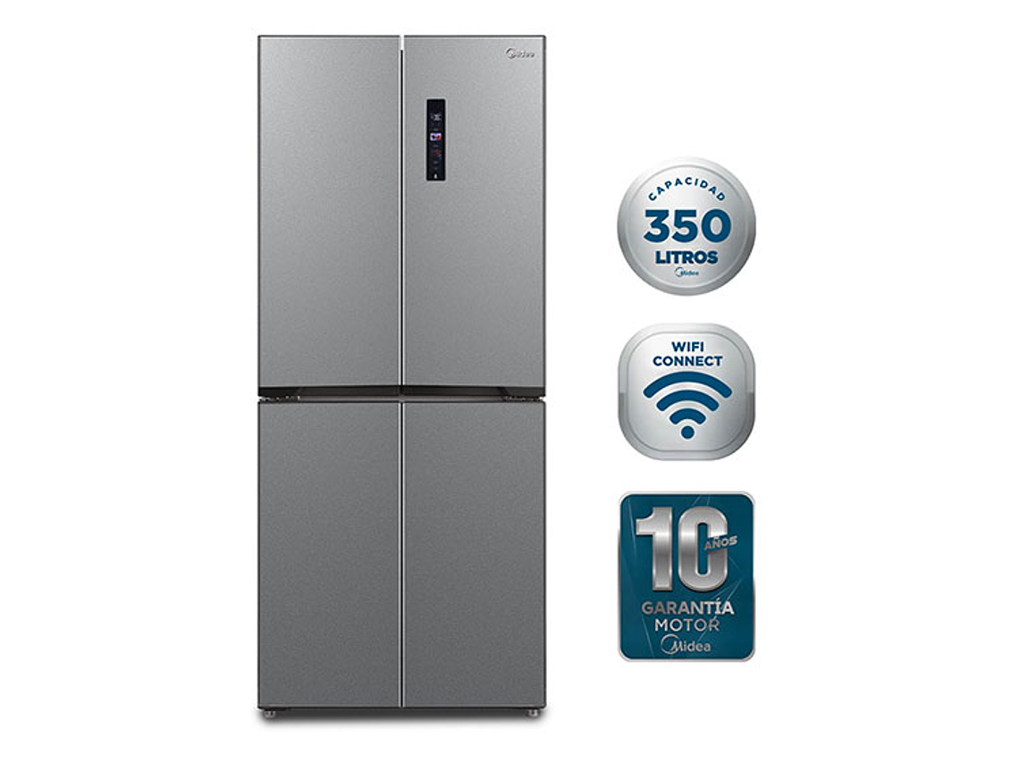 REFRIGERADOR MIDEA SIDE BY SIDE NO FROST 350 L MULTIPUERTA MDRM554MTE50 2
