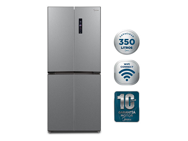 REFRIGERADOR MIDEA SIDE BY SIDE NO FROST 350 L MULTIPUERTA MDRM554MTE50 2