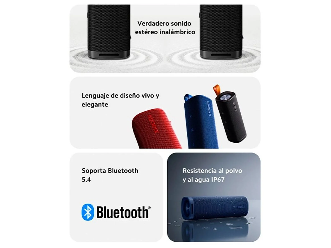 XIAOMI PARLANTE BLUETOOTH SOUND OUTDOOR 30W - ROJO 4