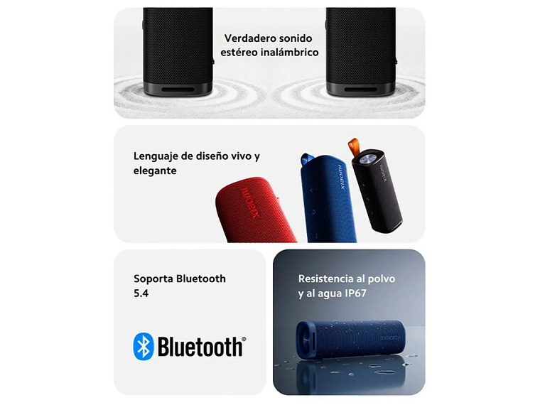 XIAOMI PARLANTE BLUETOOTH SOUND OUTDOOR 30W - ROJO 4