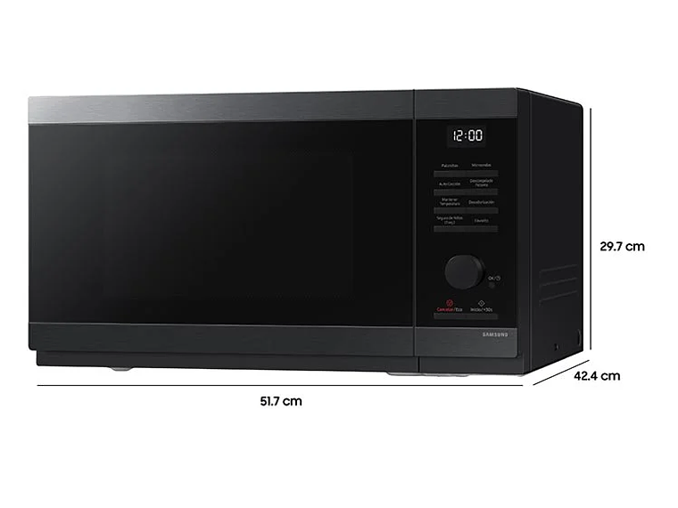 MICROONDAS SAMSUNG 32 L MS32DG4504AGZS CON POWER DEFROST PLATO GIRATORIO 3