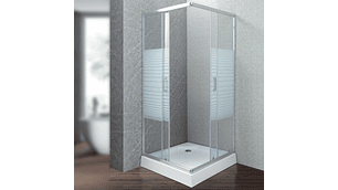 SHOWER RECTO STRAVA BLANCO 70X70CM