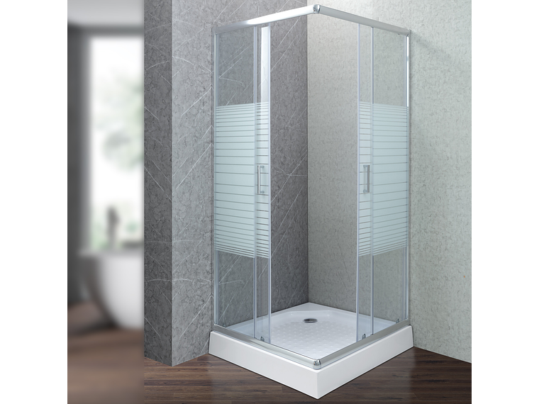 SHOWER RECTO STRAVA BLANCO 70X70CM 2