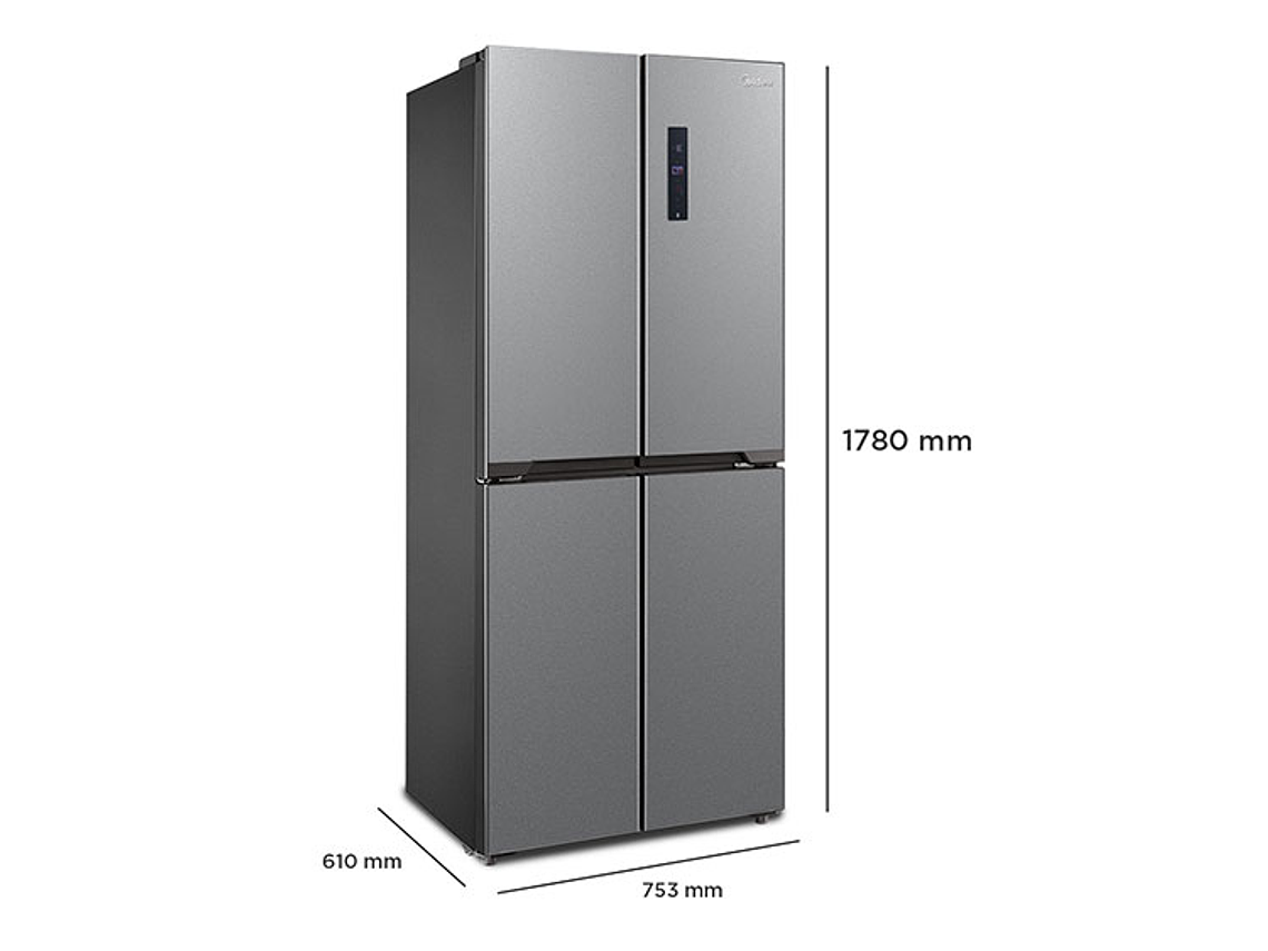 REFRIGERADOR MIDEA SIDE BY SIDE NO FROST 350 L MULTIPUERTA MDRM554MTE50 3