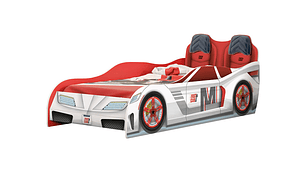 CAMA TRANSICIÓN INFANTIL KIDSCOOL FAST CAR BLANCO