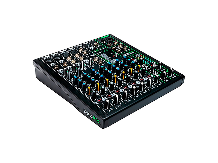 MIXER MACKIE PROFX10V3, 10 CANALES, INTERFAZ USB, FX 3