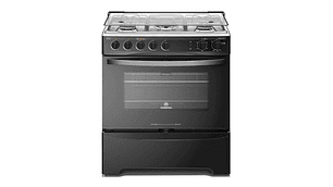 COCINA A GAS 5 PLATOS MADEMSA TRIPLE LLAMA M 940 T NEGRA