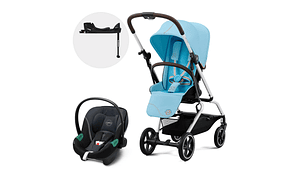 COCHE TRAVEL SYSTEM EEZY S TWIST PLUS SLV B.BLUE + ATON S2 + BASE