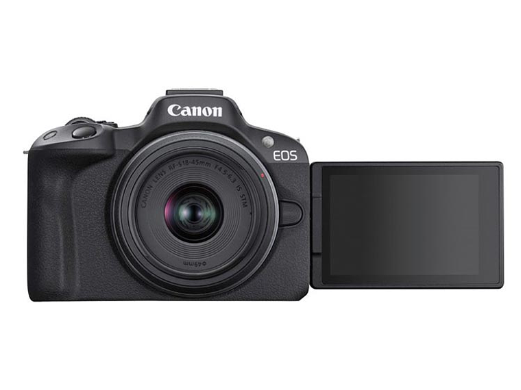 CÁMARAS MIRRORLESS CANON EOS R50 WI-FI BLUETOOTH 24.2 MP 18-45 IS STM 4