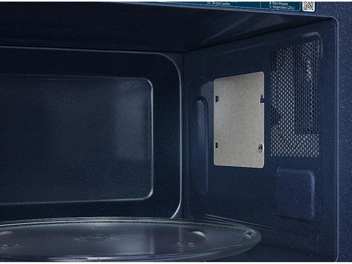 MICROONDAS SAMSUNG 32 L MS32DG4504AGZS CON POWER DEFROST PLATO GIRATORIO 6