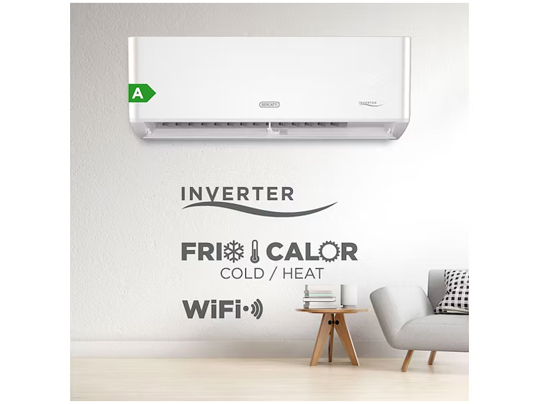 AIRE ACONDICIONADO SPLIT INVERTER WIFI 12.000 BTU 1