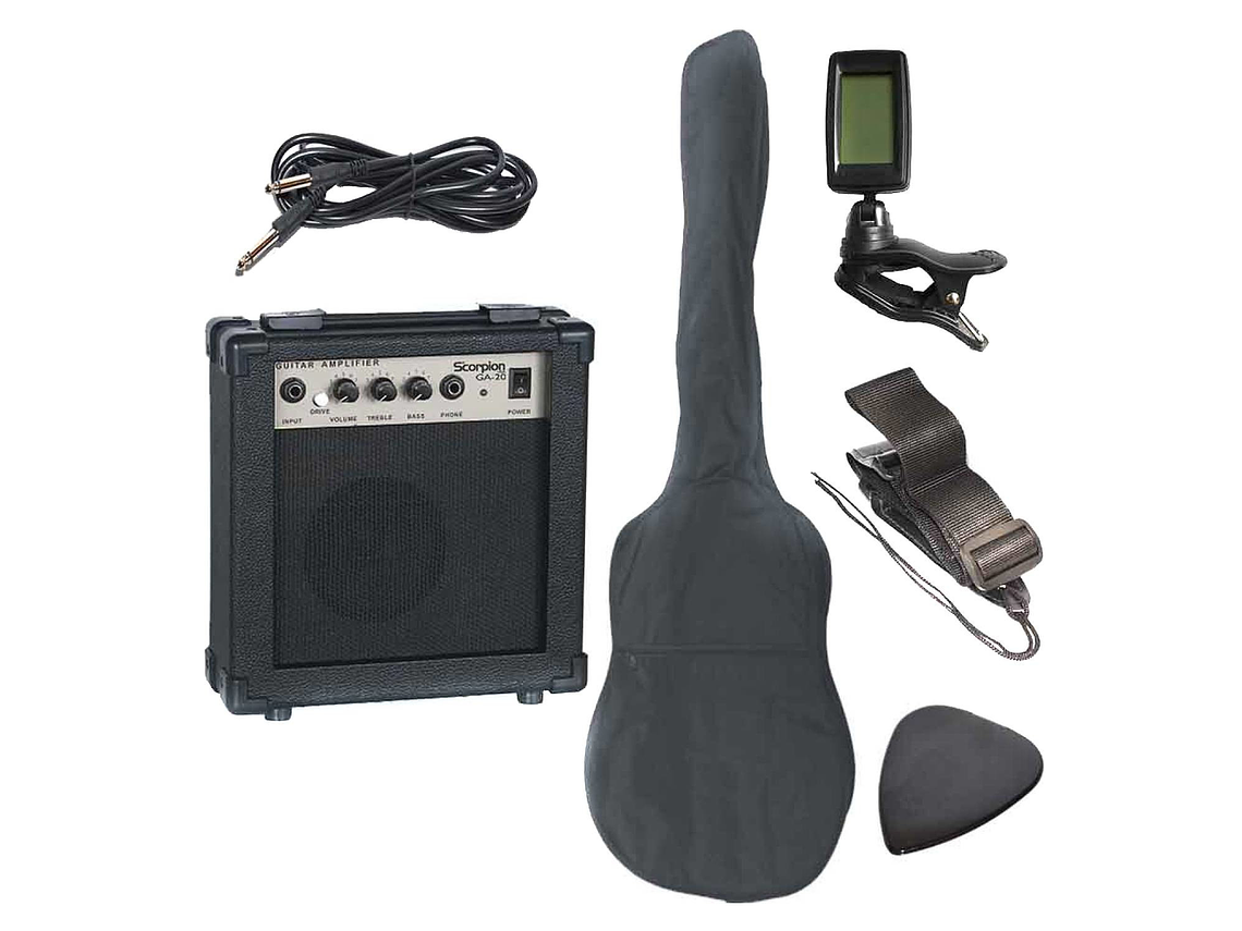 SET DE BAJO ELECTRICO SCORPION PSB-200 NA 2