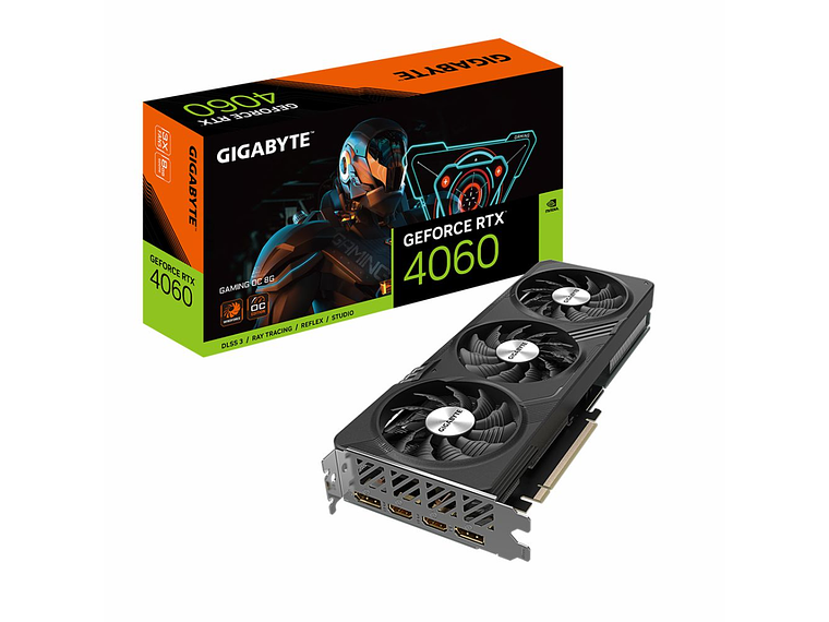 TARJETA DE VIDEO GIGABYTE RTX­­ 4060 GAMING OC 8G GDDR6 1