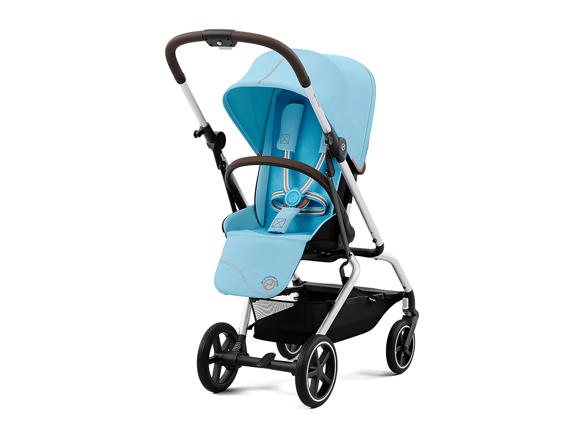 COCHE COMPACTO EEZY S TWIST PLUS SLV BEACH BLUE 6