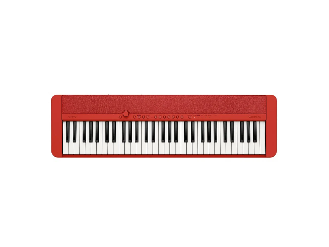 TECLADO CASIO 61 TECLAS CT-S1BKC2 ROJO 1