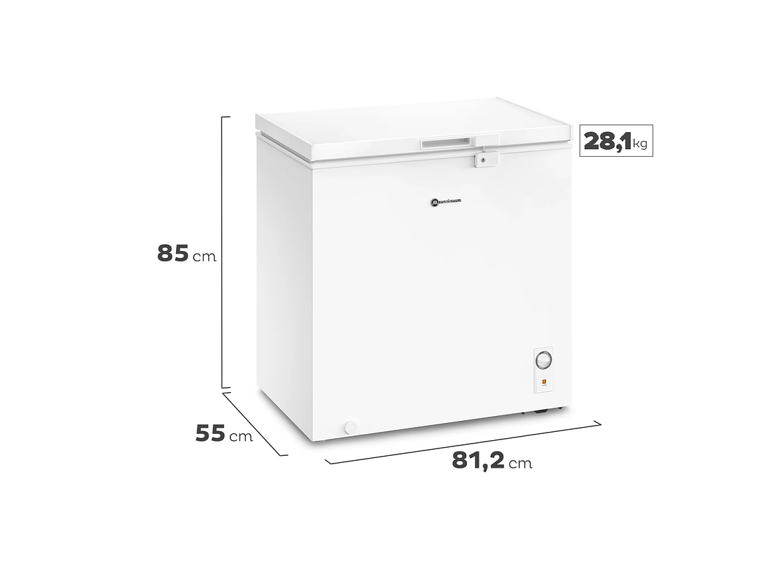 CONGELADOR FREEZER HORIZONTAL 198L FRÍO DIRECTO M200D 2