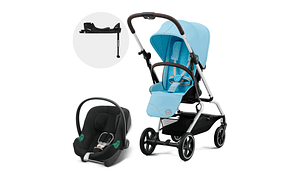 COCHE TRAVEL SYSTEM EEZY S TWIST PLUS SLV B.BLUE + ATON B2 + BASE