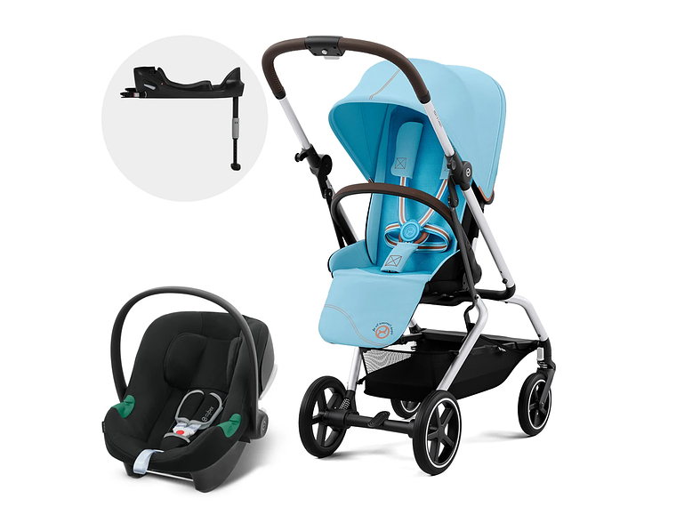 COCHE TRAVEL SYSTEM EEZY S TWIST PLUS SLV B.BLUE + ATON B2 + BASE 1
