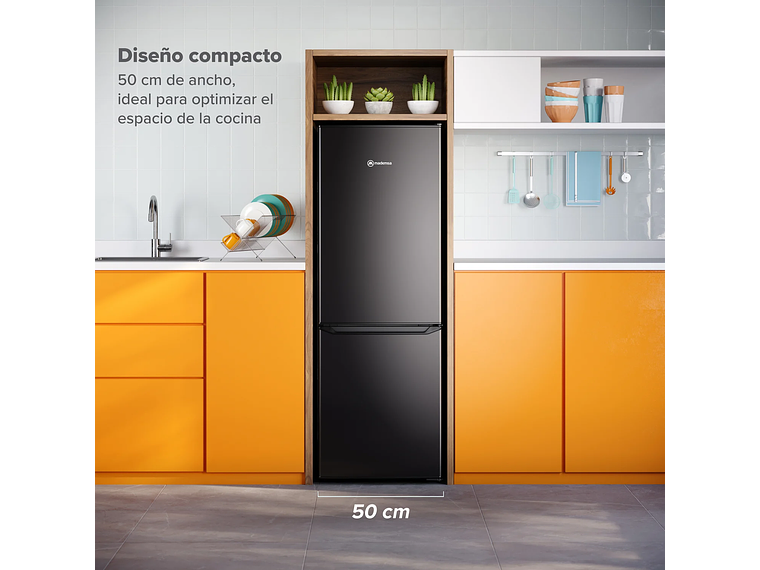 REFRIGERADOR 166L FRÍO DIRECTO BOTTOM FREEZER MED165B 4