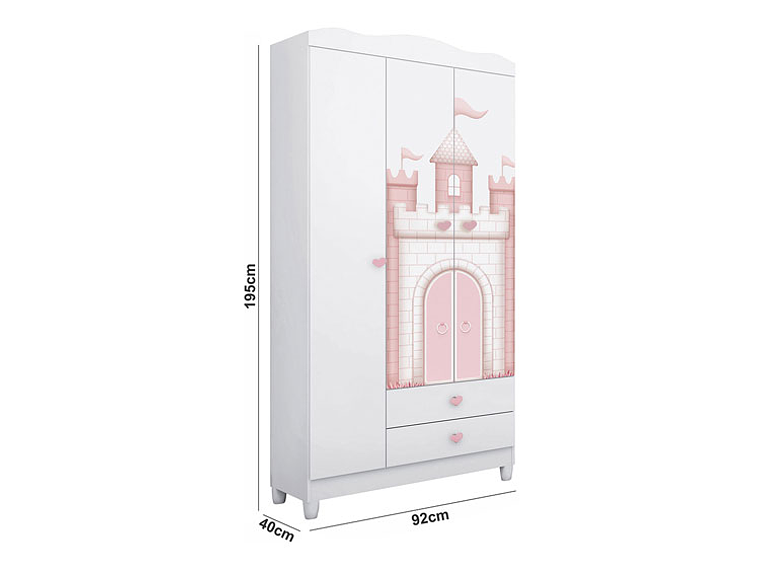 CLÓSET 3 PUERTAS KIDSCOOL SOFÍA 3