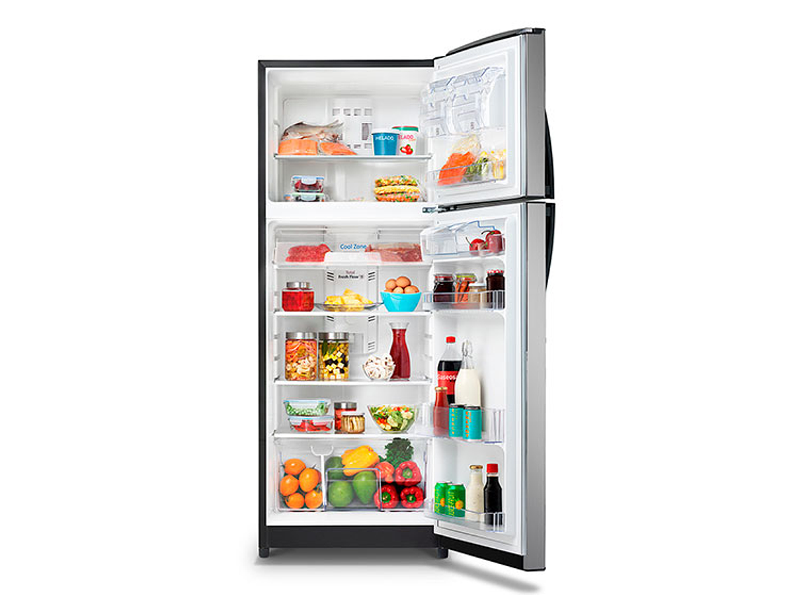 REFRIGERADOR MABE TOP MOUNT FREEZER NO FROST 400 L RMP400FYUT GRAFITO 2