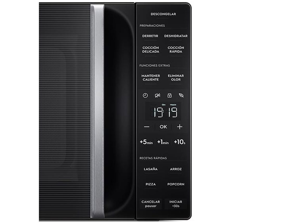 MICROONDAS ELECTROLUX 25 L ME25N DIGITAL NEGRO PLATO GIRATORIO 5